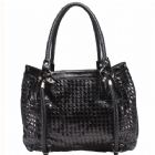 hand-woven leather handbags